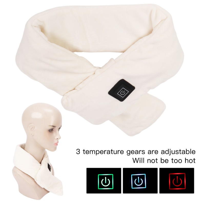 Heating Scarf 3 Temperature Settings USB Soft Electric Neck Warmer