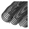 Espiral Negro Para Engargolar Paso 3:1 (36 Vueltas)