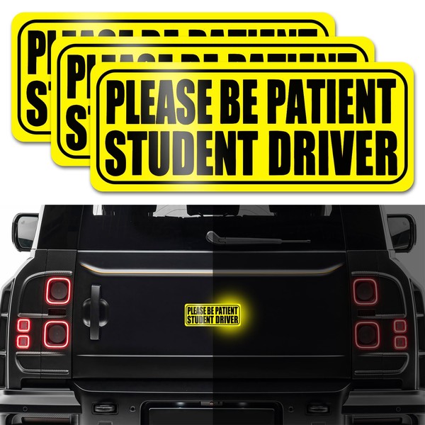 QZTYTY 3PCS Student Drive Magnet for Car, Magnet Car Sticker,