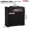 20W Electric Portable Mini Guitar Amplifier with Built-in 6.5\" Speaker