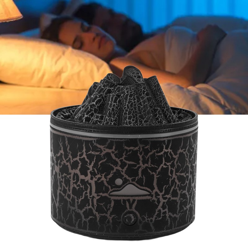 Volcano Diffuser 5V 180ml Relaxing Auto Off Warm Atmosphere Flame