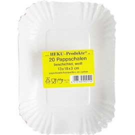 20 Paper tray white 13x18x3cm