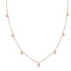 Barzel 18K White Gold & 18K Rose Gold with Created