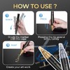 Liquid Gold Paint Pen Metallic - 2 Pack Reflective Paint