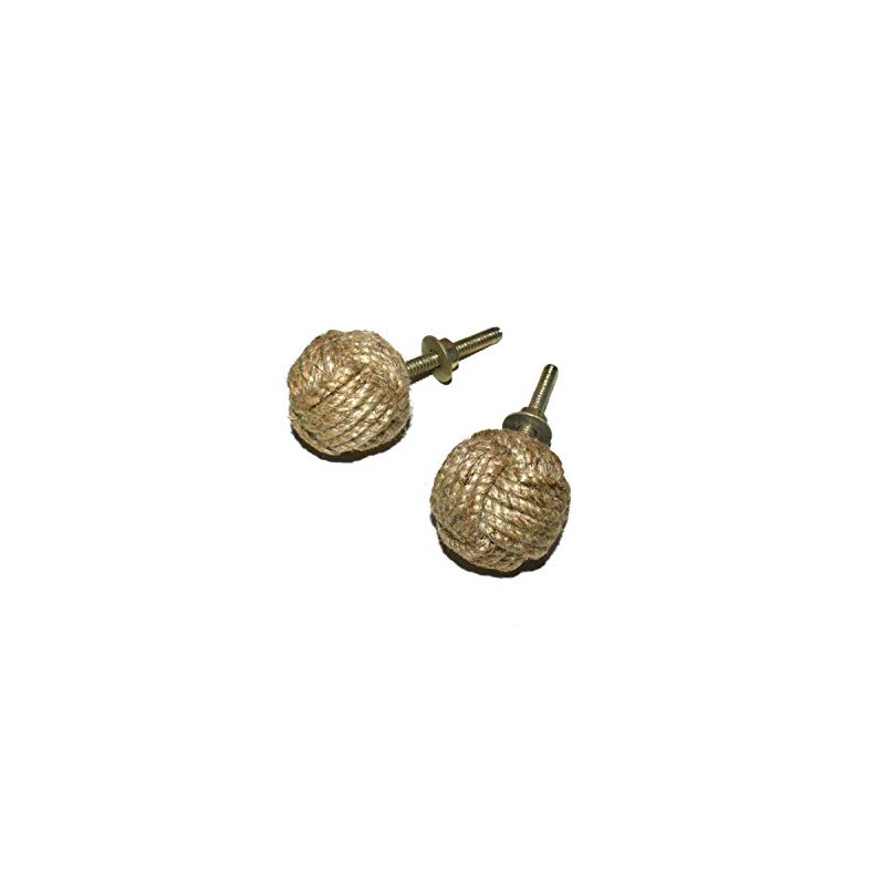 Jute Rope Door Knob (Set of 2)
