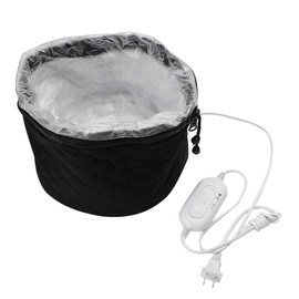 Brrnoo Gorro de Vaporizador de Pelo Térmico Eléctrico, Gorro de Tratamiento de Calefacción con Control de Temperatura, Gorro de Tratamiento de Aceite Caliente Ajustable para el Cuidado del Cabello