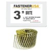 Unicatch 3" x .120 SCREW BRITE COIL NAILS 15-DEG WIRE 4,500ct | CN3120S