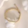 Aoliantty Bracelet, Copper,14K Golden Plated,Bead,7.6 inches(19.3cm)