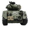 fisca Remote Control Tank, 2.4Ghz 15 Channel 1/20 Sherman M4A3