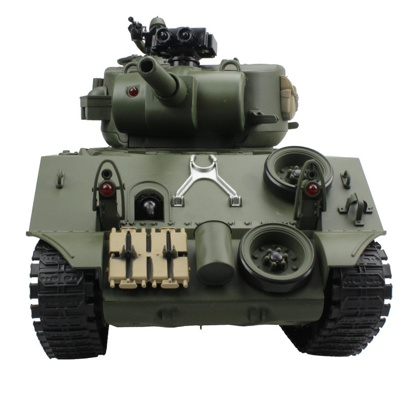 fisca Remote Control Tank, 2.4Ghz 15 Channel 1/20 Sherman M4A3