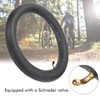 16 x 3.0 Electric Bicycle Inner Tube with Curved Angle