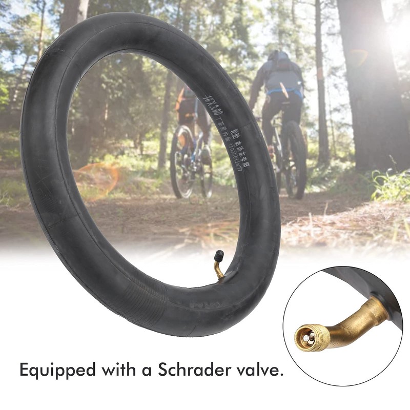 16 x 3.0 Electric Bicycle Inner Tube with Curved Angle