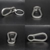 SODOI Titanium Carabiner Hook Key Chain, Small, Lightweight, Durable, Stylish,