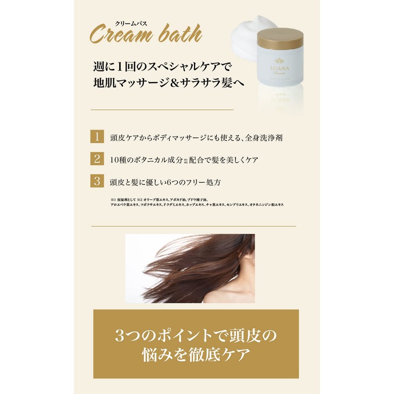 Luana Beaute Cream Bath Healing Muscat