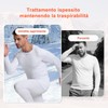 VanKee Maglia Termiche da Uomo Intimo Termico Uomo Asciugatura Rapida