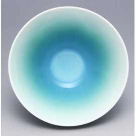 有田焼 藤巻 Kilns wanoka Flower Shape Rice Bowl (with box) Green 03708