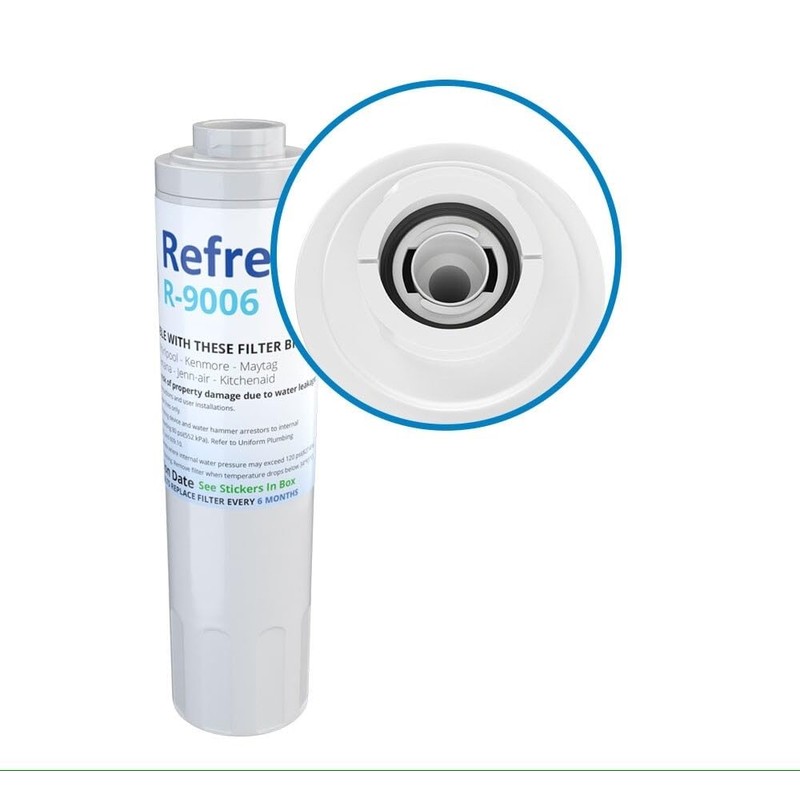Refresh R-9006 Refrigerator Water Filter Replacement for UFK8001, WF295, WSM-2,