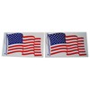 Large American Flag Patriotic Military Static Cling Window Set Includes