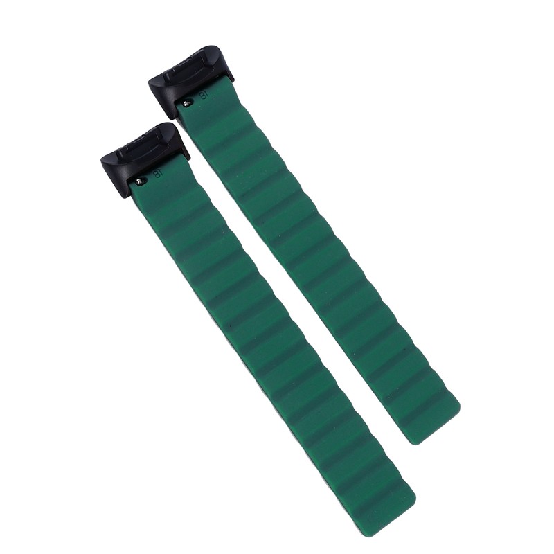 2pcs Watch Bands Professional Silicone Strap Strong Magnetic Snap Replacement