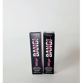 Benefit 2x Benefit BAD gal BANG Volumizing Mascara Intense Pitch Black  Travel 0.1 oz ea