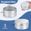 LIYAR 3oz Tins Aluminum Tin Can 10Pack Salve Tins, 3