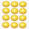 120+ Hours LED Floating Candles for Centerpieces – 12 Pack