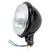 MOTO IRON Black Chopper Style Headlight 5.75"