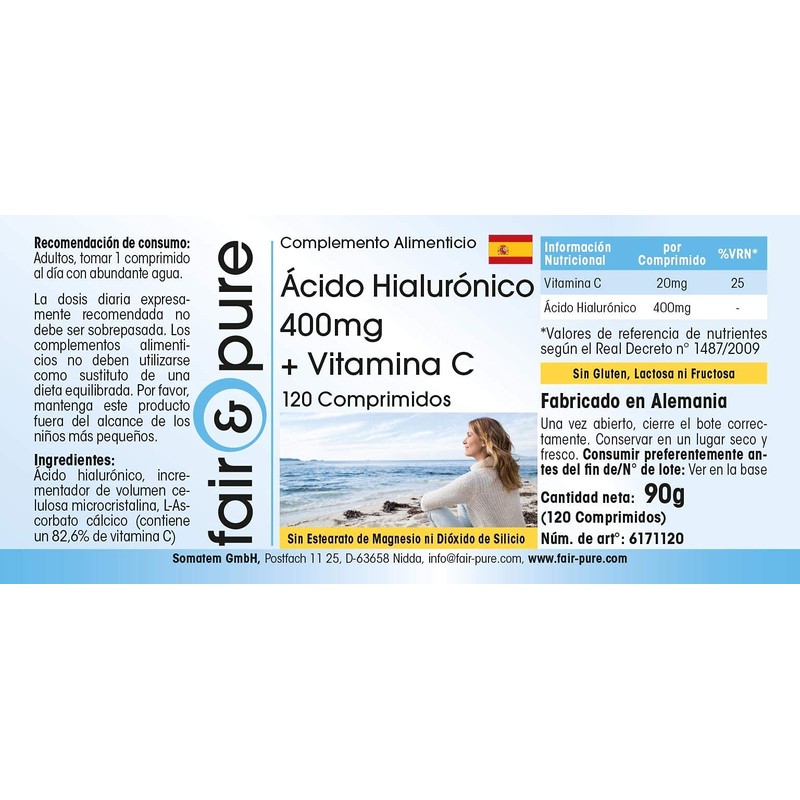 Fair & Pure® - Hyaluronic Acid Tablets 400 mg with