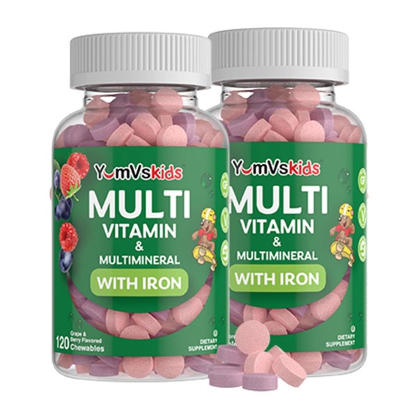 YUM-V'S YumVs Complete Kids Multivitamin with Iron - Kids Chewable