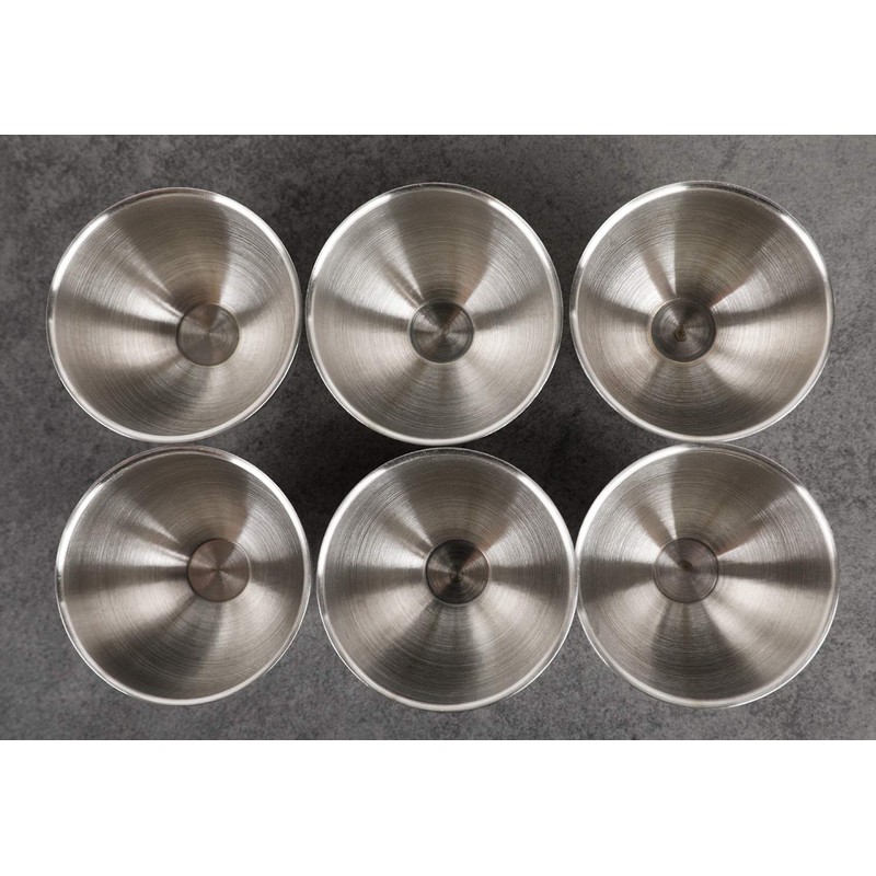 Egg Cup Tray Stainless Steel Soft Boiled Egg Cups Holder