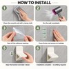 Wall-Mounted Shower Footrest for Shaving – No-Drill Plastic Foot Support