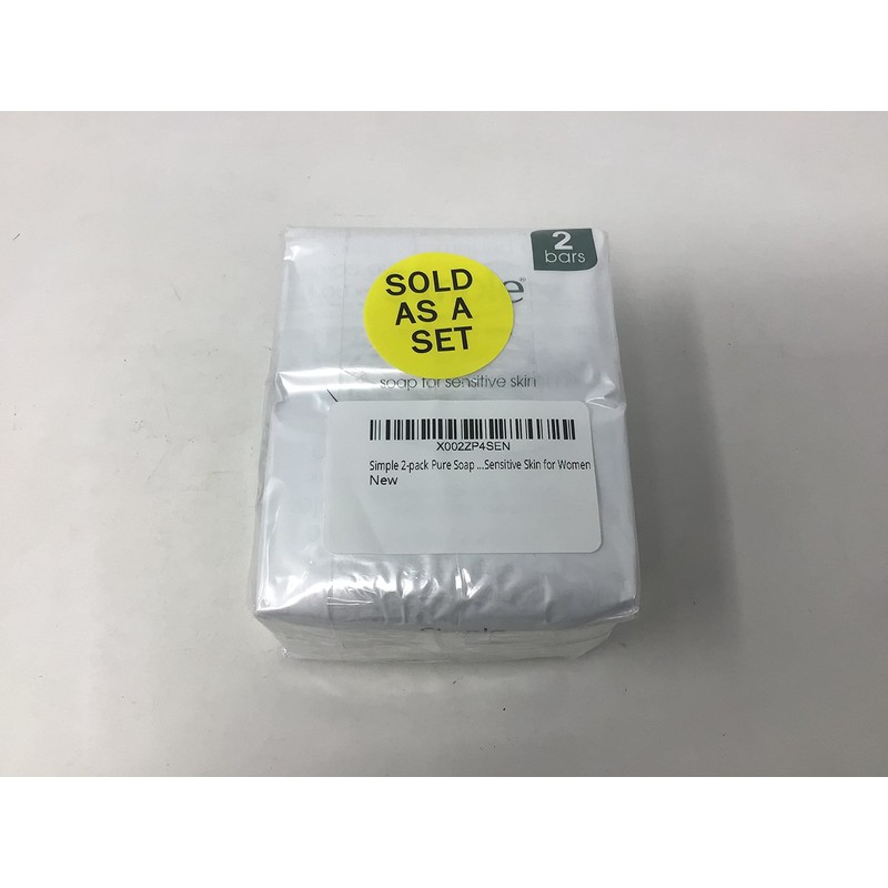 Simple 2-pack Pure Soap For Sensitive Skin for Women