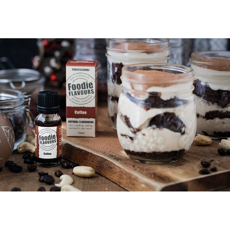 Foodie Flavours Coffee Natural Flavouring, High Strength - 15ml