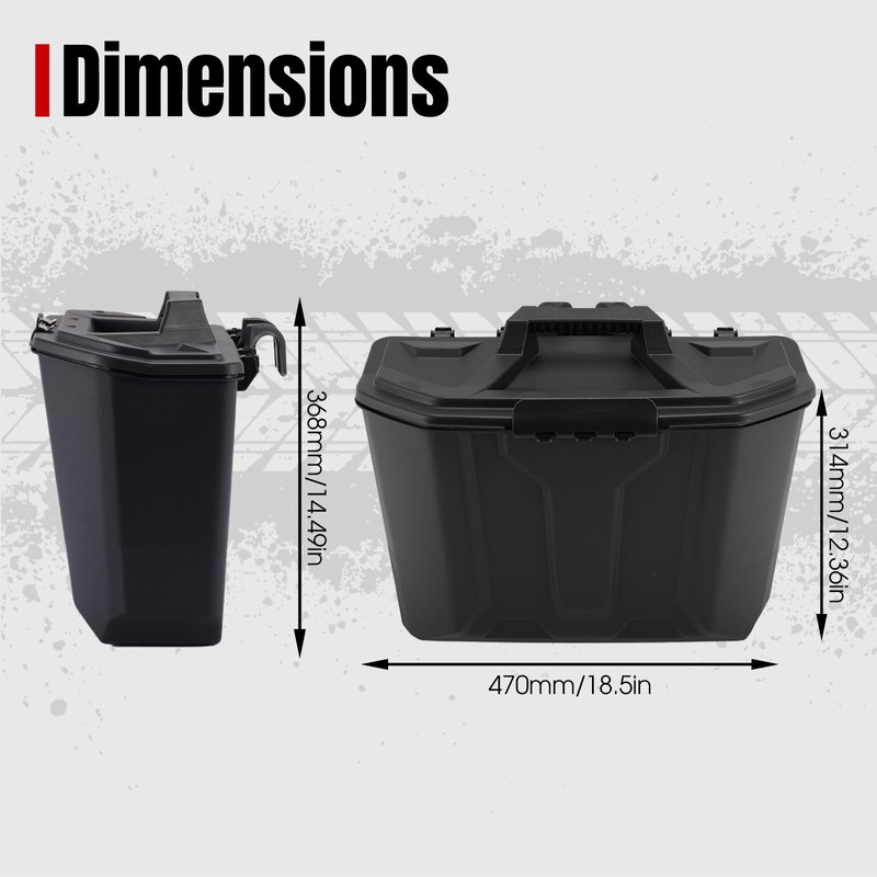 A & UTV PRO Under Seat Storage Bin for Can