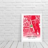 GroundDesigns CREWE ALEXANDRA Football Gift GRESTY ROAD Mornflake Stadium Art