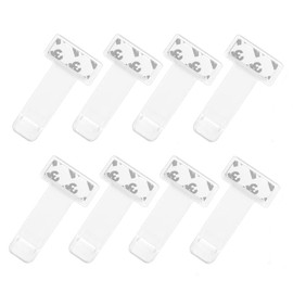 KAIAIWLUO Parking Permit Holder for Car Windscreen,8 pieces Transparent Pass Holders Ticket Note Clip Tax Disc Holder for Car Vehicle and Caravan Plastic