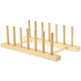 APOLLO 5001 Wooden plate rack, Wood, 26x15x12