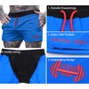 Muscle Alive Men's Sport Running 1 Inch Elite Split Running