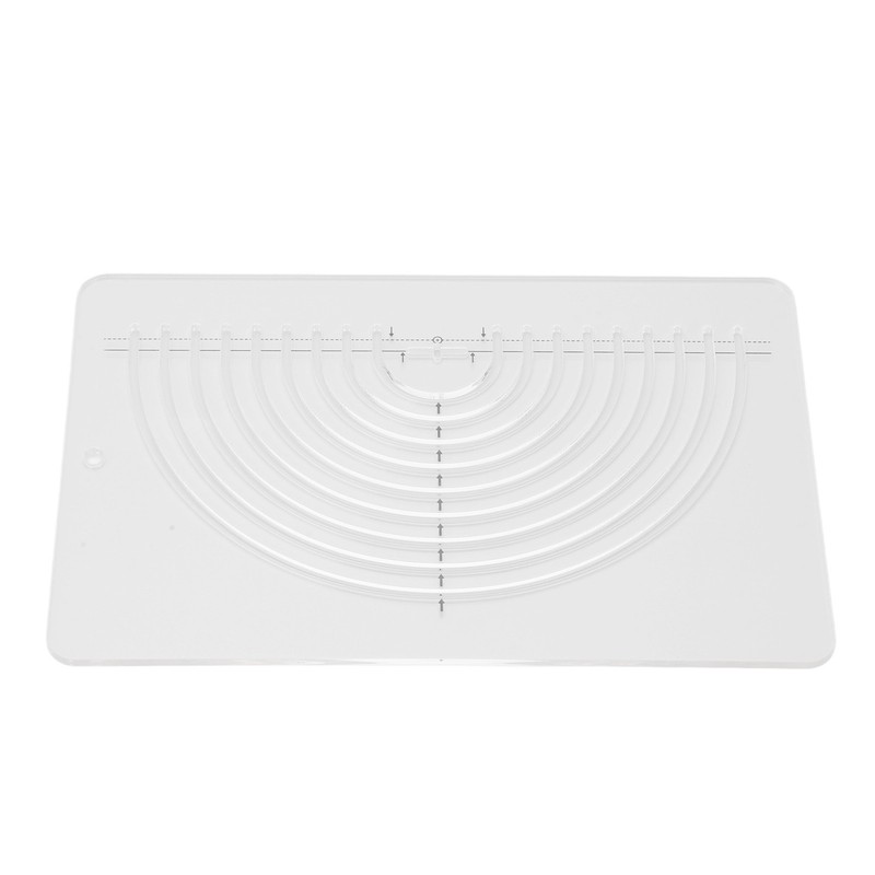Circle Quilting Ruler Semicircle Durable Clear Acrylic Highly Accurate Wide