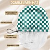 Zewurtuw 2 PCS Shower Cap Adjustable Reusable Double Waterproof Layer