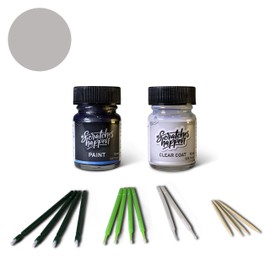 ScratchesHappen Exact-Match Touch Up Paint Kit - Silver Mist (PSE/SSE) for Chrysler - Essential (Paint + Clear Coat)