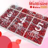 qiipii Red Crystal Resin Rhinestones w B7000 Jewelry Glue for