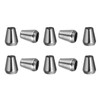 PATIKIL Metal Bell Stopper, 10 Pack Conical Cord Ends Lock