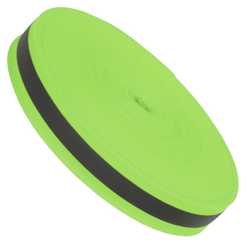 Reflective Ribbon Soft Durable Flexible Fluorescent Ribbon for Improving Night