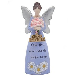 Lesser & Pavey Love & Affection Granddaughter Figurine For Home & Office | Home Decor Ornaments Gift For Women & Men | Beautiful Figurine For Indoor & Outdoor | Living Room Decor Ornaments