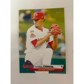 Genesis Cabrera 2019 Memphis Red Birds Team Card