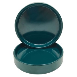 Lwnknot Plant Saucer Pot Tray Planter Saucers 2Pack,Planter Water Drip Trays for Plant Saucers Indoors, Thick Durable Sturdy Flower Pot Saucers for Glazing Pots Base (4.7 Inch-Green)