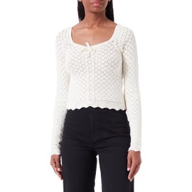 Name It Pcjudy Ls Women's Cropped Knit, Birch