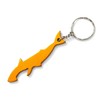 Komonee Shark Gold Bottle Opener Key Chain Metal Sea Life