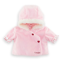 Corolle Petals of Hearts Coat Clothes for Dolls 30 cm 18 Months + 9000110990 Pink
